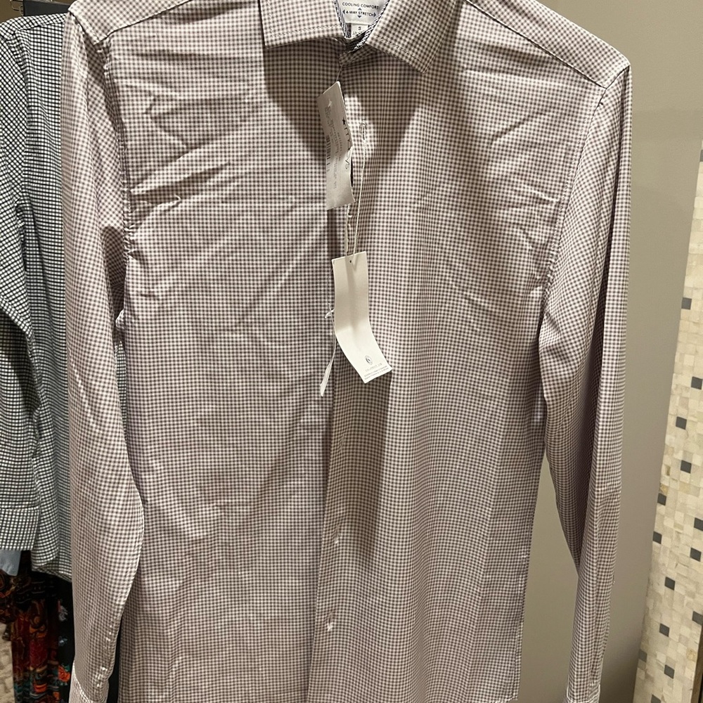 Men's Checkered Shirt - Brown